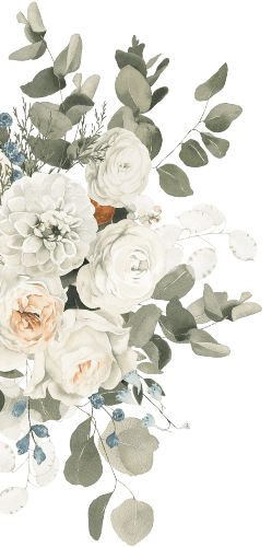 Floral decoration Left